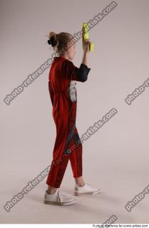 DENISA PILOT STANDING POSE WITH GUN 5